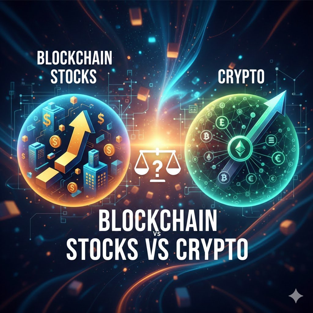 Blockchain Stocks vs Crypto USA 2026